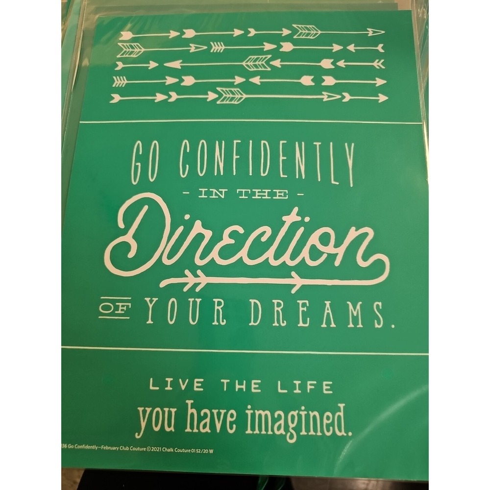Chalk Couture Transfer/ Stencil- Size B- New  Reusable Direction Dreams